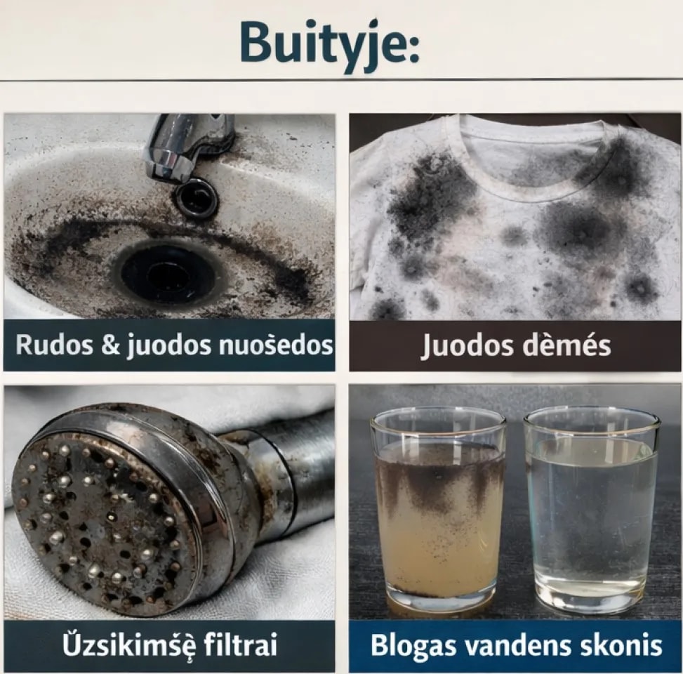 Manganas vandenyje